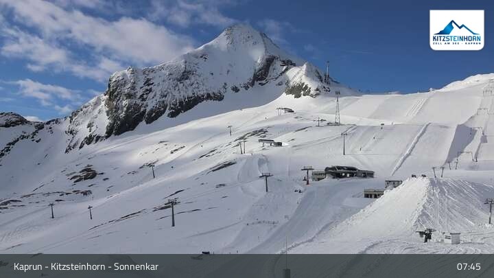 Archiv Foto Webcam Sonnenkar am Kitzsteinhorn