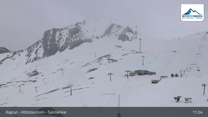 Archived image Webcam Sonnenkar at Kitzsteinhorn mountain