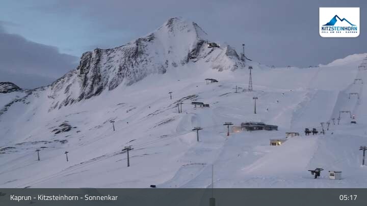 Archived image Webcam Sonnenkar at Kitzsteinhorn mountain