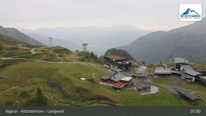 Archived image Webcam Langwiedboden at Kitzsteinhorn