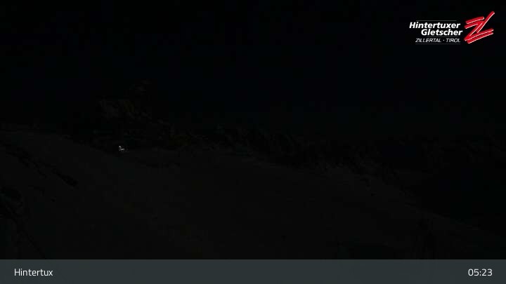 Archiv Foto Webcam Hintertuxer Gletscher: Gefrorene Wand