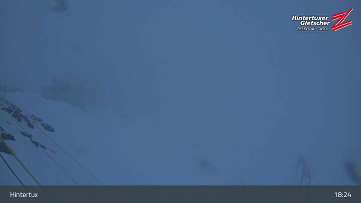 Archiv Foto Webcam Hintertuxer Gletscher: Gefrorene Wand