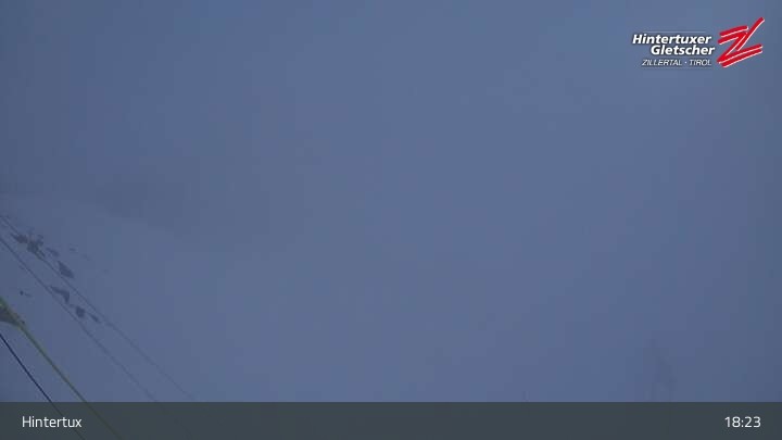 Archiv Foto Webcam Hintertuxer Gletscher: Gefrorene Wand