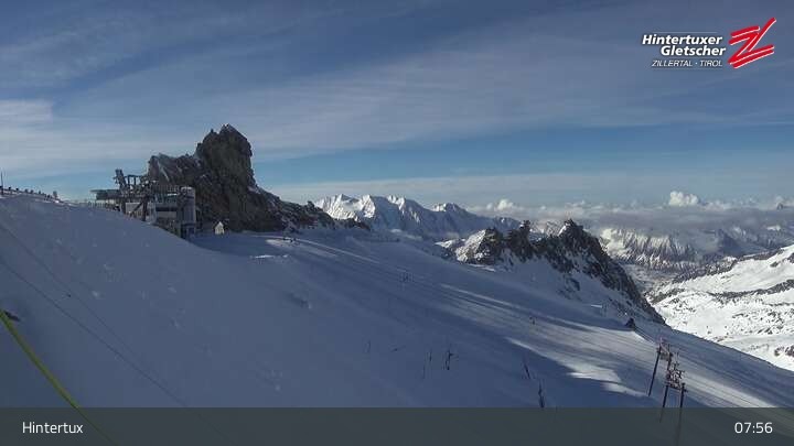 Archived image Webcam "Gefrorene Wand" Zilltertal Alps