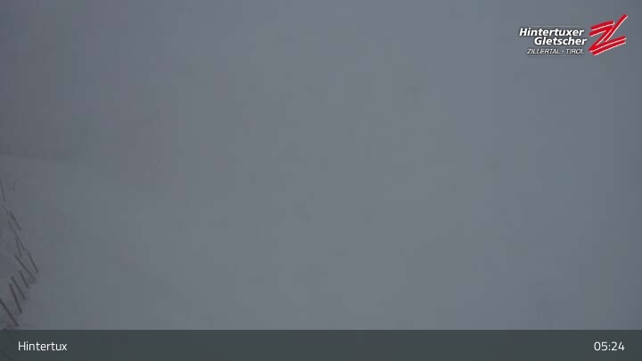 Archiv Foto Webcam Hintertuxer Gletscher: Gefrorene Wand