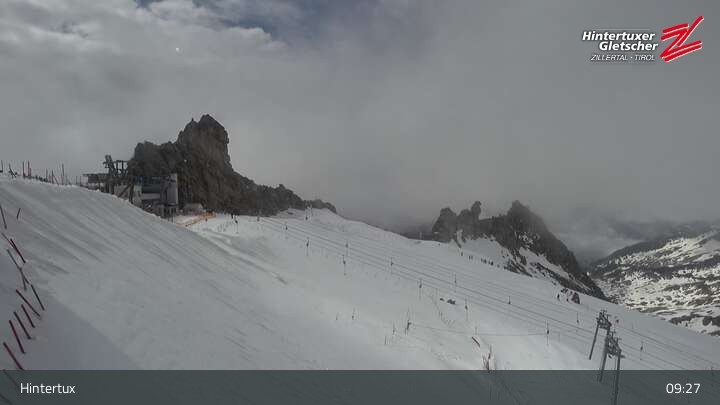Archived image Webcam "Gefrorene Wand" Zilltertal Alps