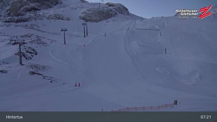 Archiv Foto Webcam Tuxer Fernerhaus am Hintertuxer Gletscher