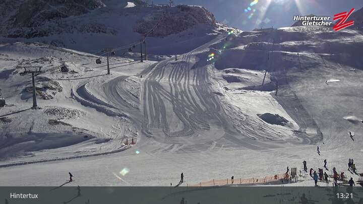 Archiv Foto Webcam Tuxer Fernerhaus am Hintertuxer Gletscher