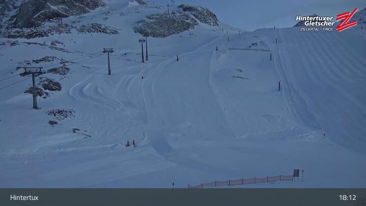 Archiv Foto Webcam Tuxer Fernerhaus am Hintertuxer Gletscher