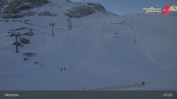 Archiv Foto Webcam Tuxer Fernerhaus am Hintertuxer Gletscher