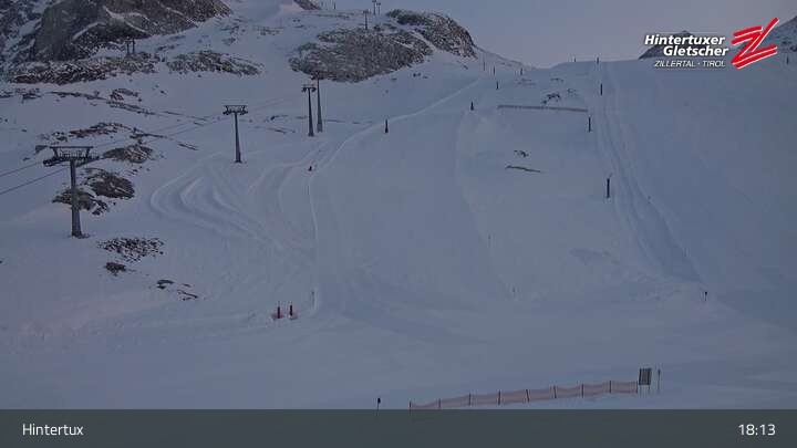 Archiv Foto Webcam Tuxer Fernerhaus am Hintertuxer Gletscher