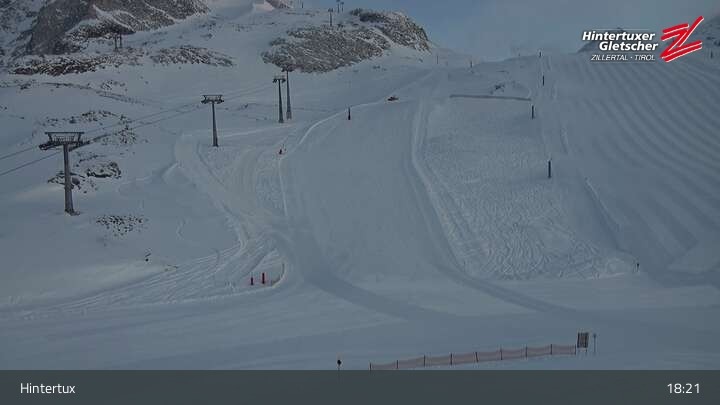 Archiv Foto Webcam Tuxer Fernerhaus am Hintertuxer Gletscher