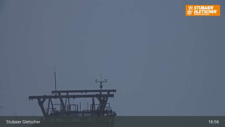 Archiv Foto Webcam Daunjoch Sessellift am Stubaier Gletscher