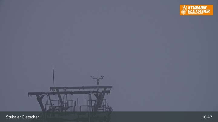 Archiv Foto Webcam Daunjoch Sessellift am Stubaier Gletscher