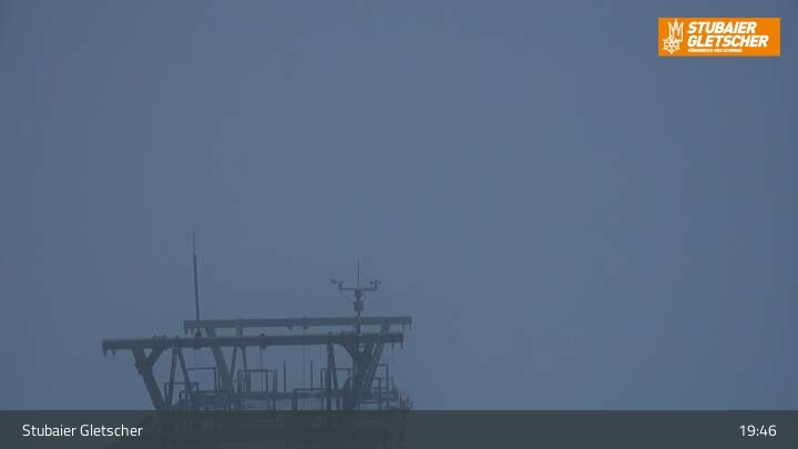 Archiv Foto Webcam Daunjoch Sessellift am Stubaier Gletscher