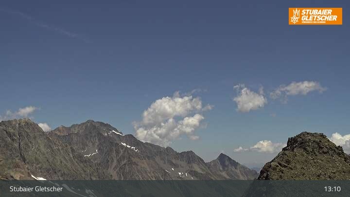 Archiv Foto Webcam Daunjoch Sessellift am Stubaier Gletscher