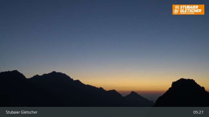 Archiv Foto Webcam Daunjoch Sessellift am Stubaier Gletscher