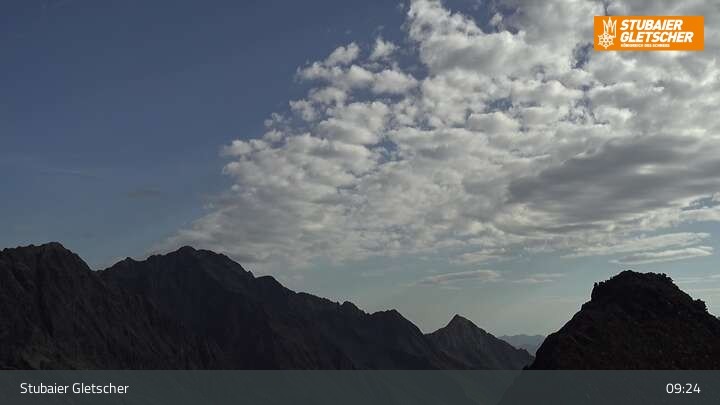 Archiv Foto Webcam Daunjoch Sessellift am Stubaier Gletscher