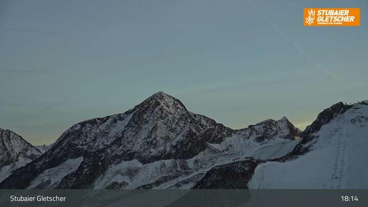 Archiv Foto Webcam Daunjoch Sessellift am Stubaier Gletscher