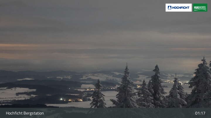 Archiv Foto Webcam Bergstation Hochfichtbahn