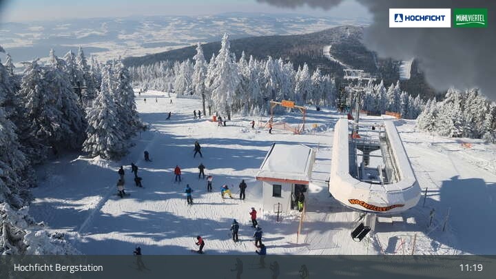 Archiv Foto Webcam Bergstation Hochfichtbahn