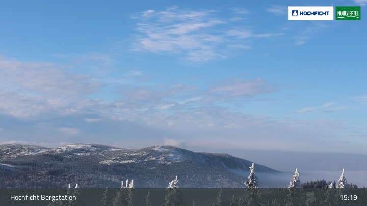 Archiv Foto Webcam Bergstation Hochfichtbahn