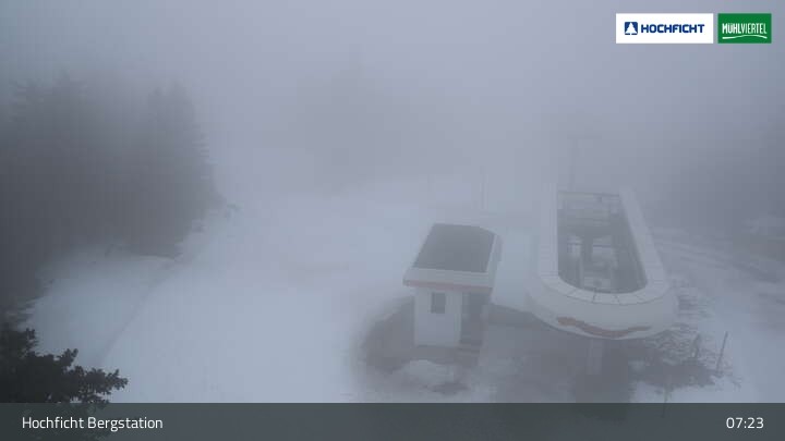 Archiv Foto Webcam Bergstation Hochfichtbahn