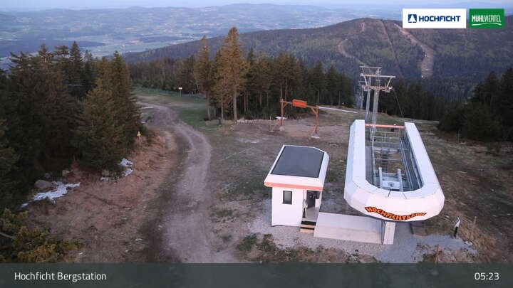 Archiv Foto Webcam Bergstation Hochfichtbahn