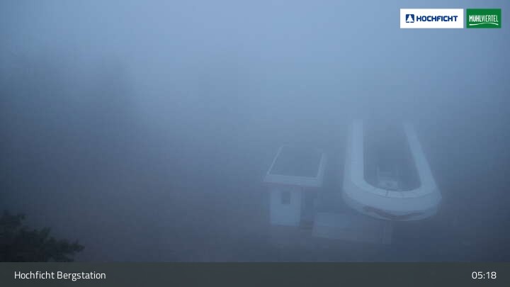 Archiv Foto Webcam Bergstation Hochfichtbahn