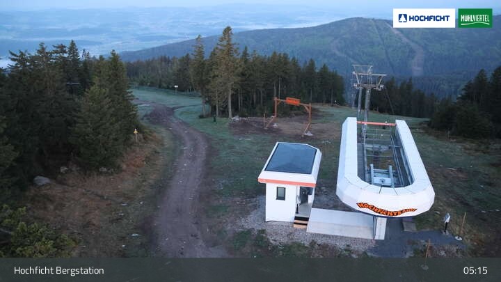 Archiv Foto Webcam Bergstation Hochfichtbahn