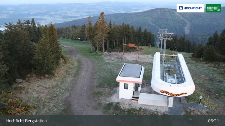Archiv Foto Webcam Bergstation Hochfichtbahn