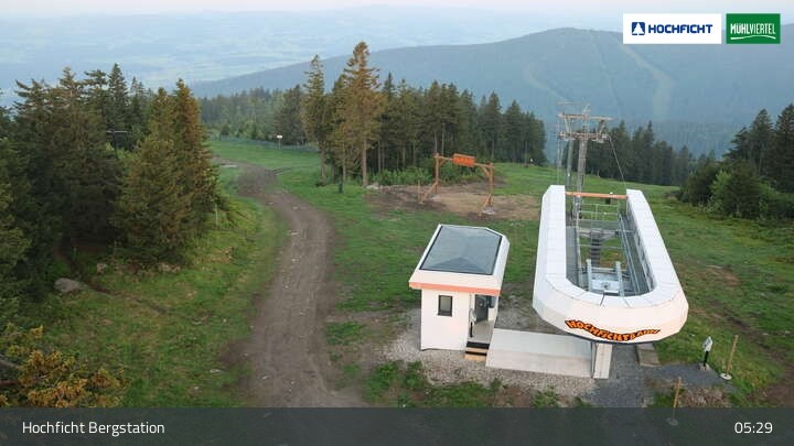 Archiv Foto Webcam Bergstation Hochfichtbahn