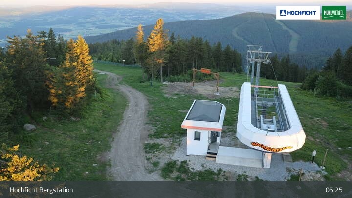 Archiv Foto Webcam Bergstation Hochfichtbahn