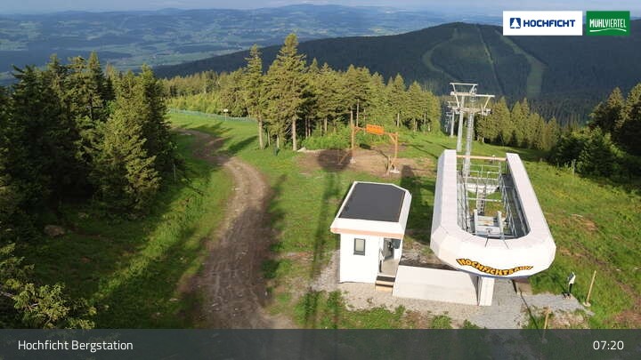 Archiv Foto Webcam Bergstation Hochfichtbahn