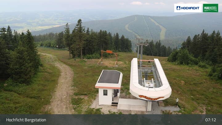 Archiv Foto Webcam Bergstation Hochfichtbahn
