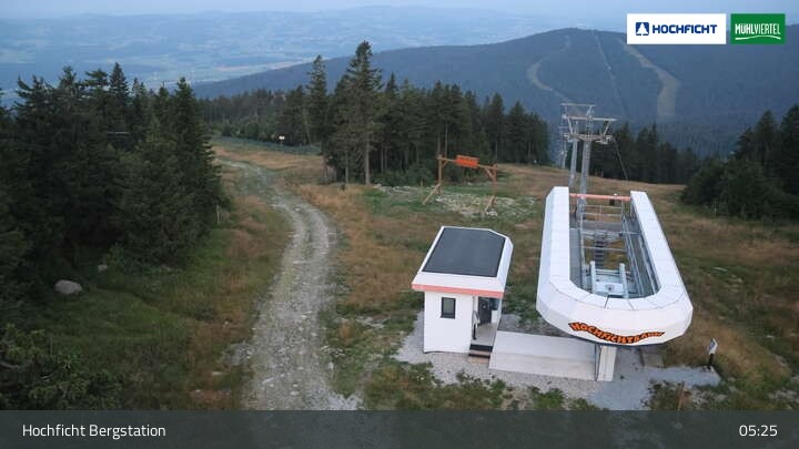 Archiv Foto Webcam Bergstation Hochfichtbahn