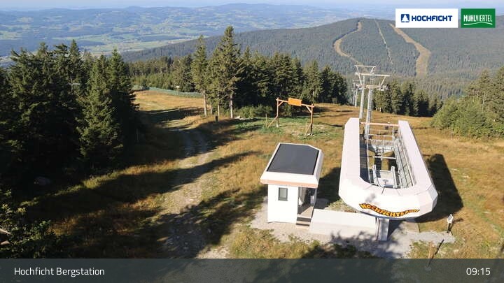 Archiv Foto Webcam Bergstation Hochfichtbahn