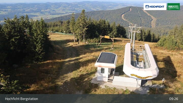 Archiv Foto Webcam Bergstation Hochfichtbahn