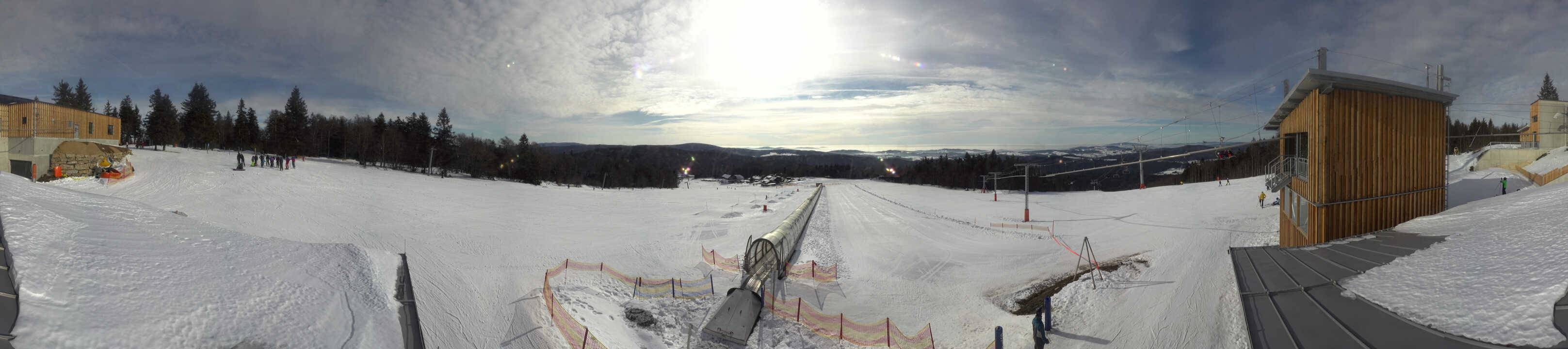 Archiv Foto Webcam Almberglift-Bergstation