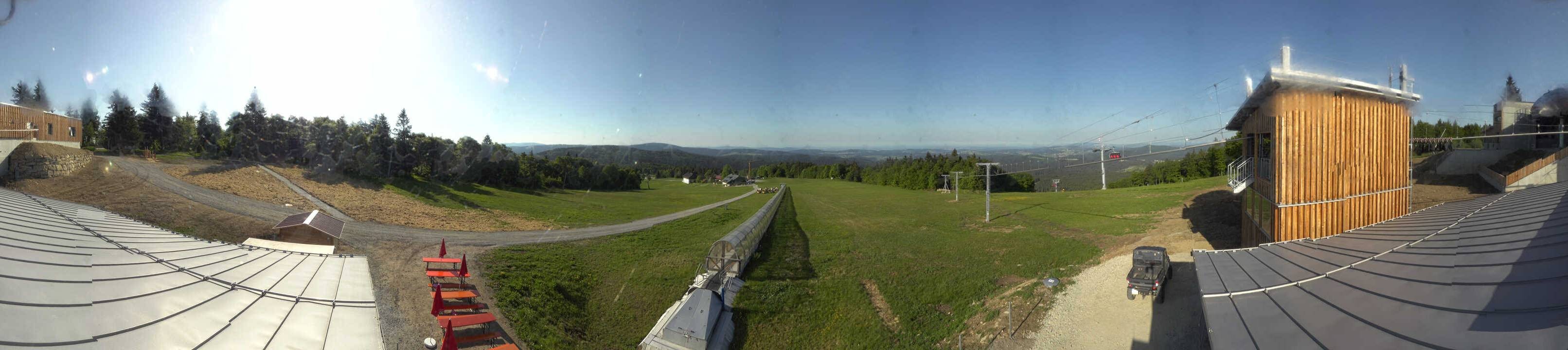Archiv Foto Webcam Mitterdorf: Bergstation Almberglift