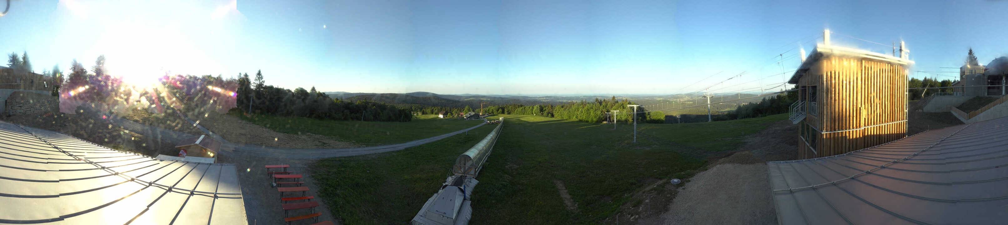 Archiv Foto Webcam Mitterdorf: Bergstation Almberglift