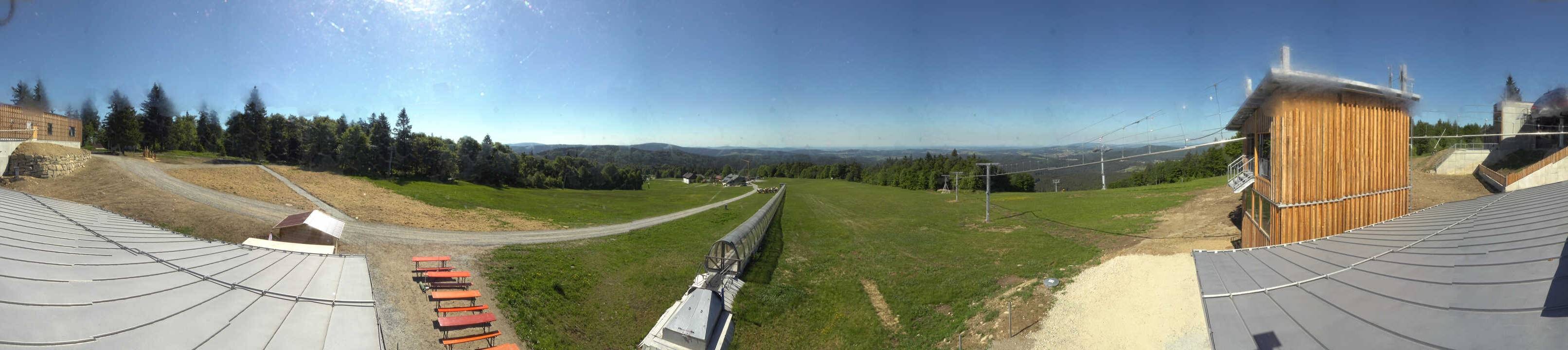 Archiv Foto Webcam Mitterdorf: Bergstation Almberglift