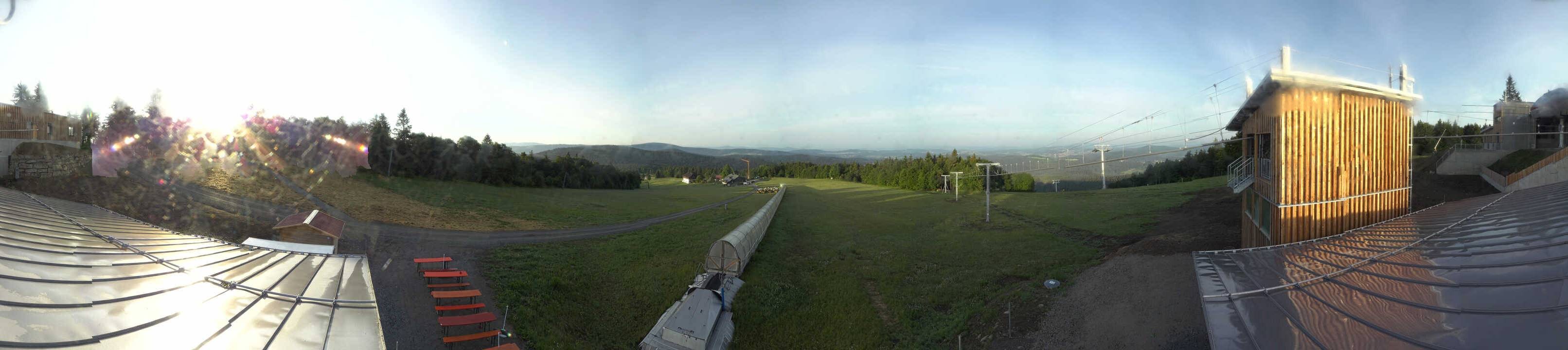 Archiv Foto Webcam Mitterdorf: Bergstation Almberglift