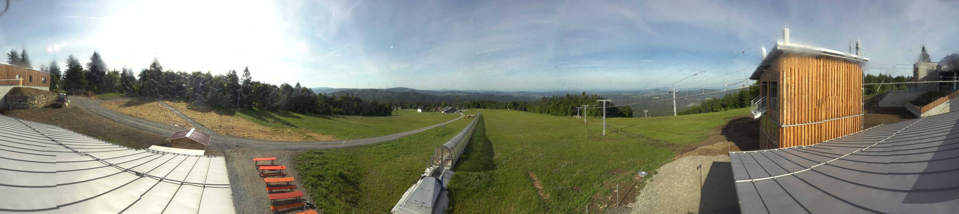 Archiv Foto Webcam Mitterdorf: Bergstation Almberglift