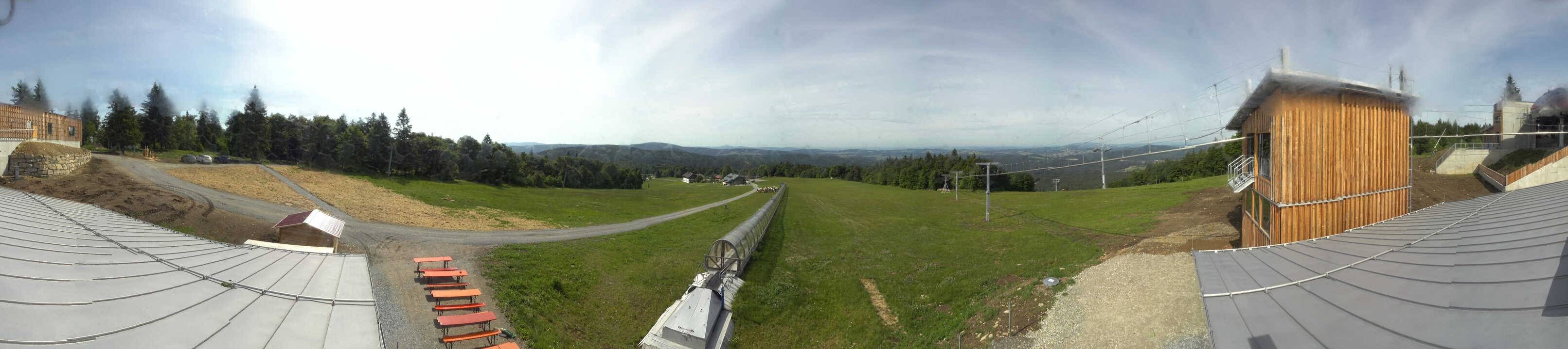 Archiv Foto Webcam Mitterdorf: Bergstation Almberglift
