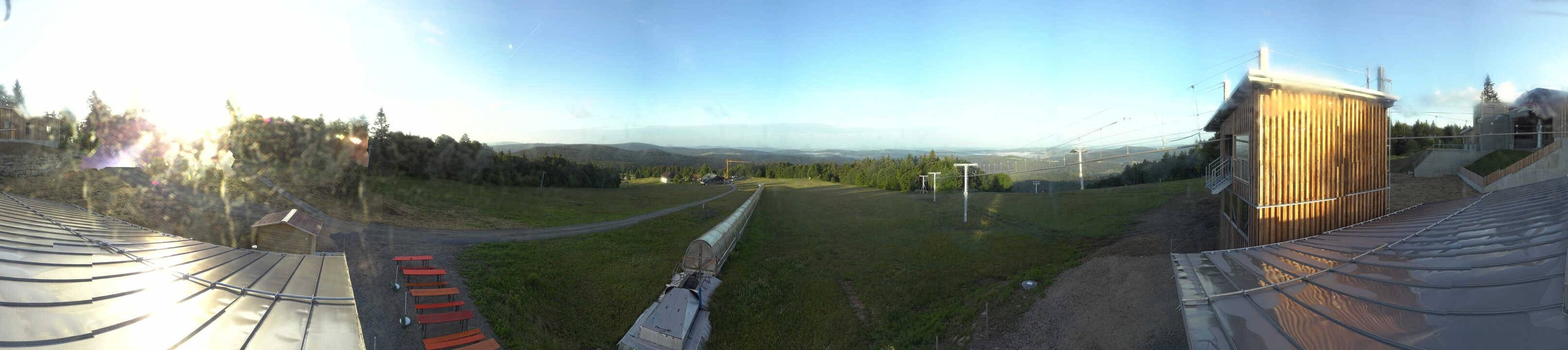 Archiv Foto Webcam Mitterdorf: Bergstation Almberglift