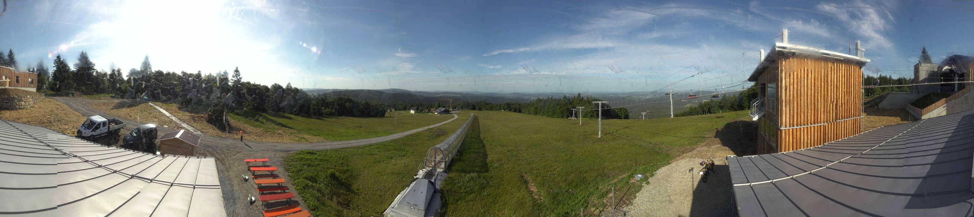 Archiv Foto Webcam Mitterdorf: Bergstation Almberglift