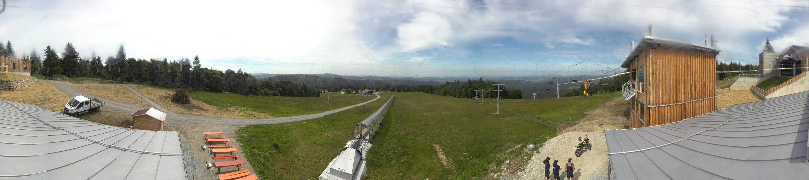 Archiv Foto Webcam Mitterdorf: Bergstation Almberglift