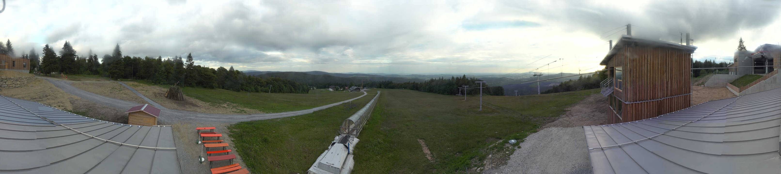 Archiv Foto Webcam Mitterdorf: Bergstation Almberglift