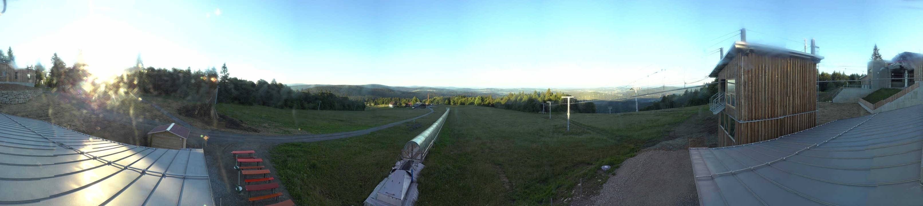 Archiv Foto Webcam Mitterdorf: Bergstation Almberglift